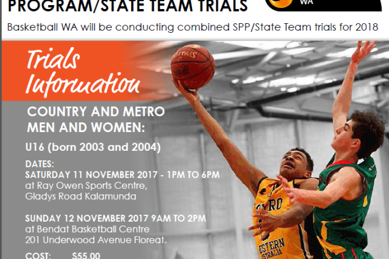 State U16 Trials Info