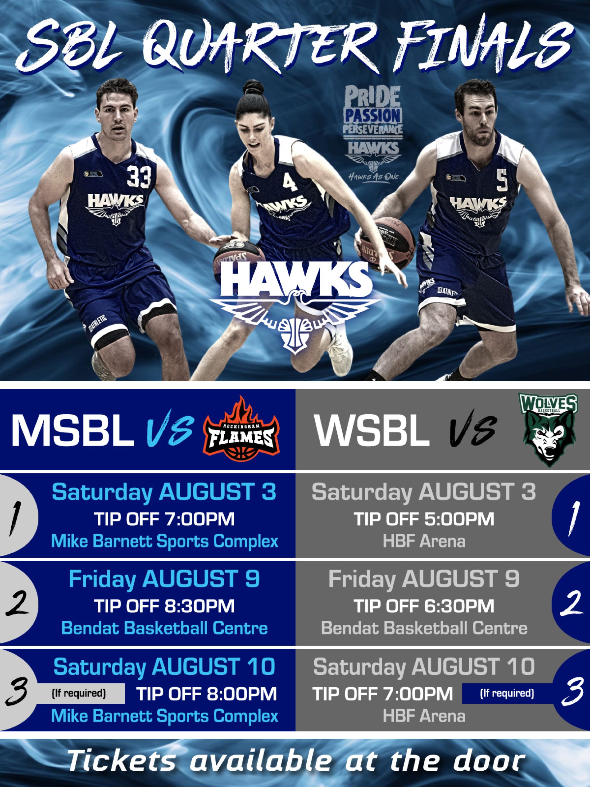 Hawks Program Hawks Quarter Finals Fixtures - Perry Lakes